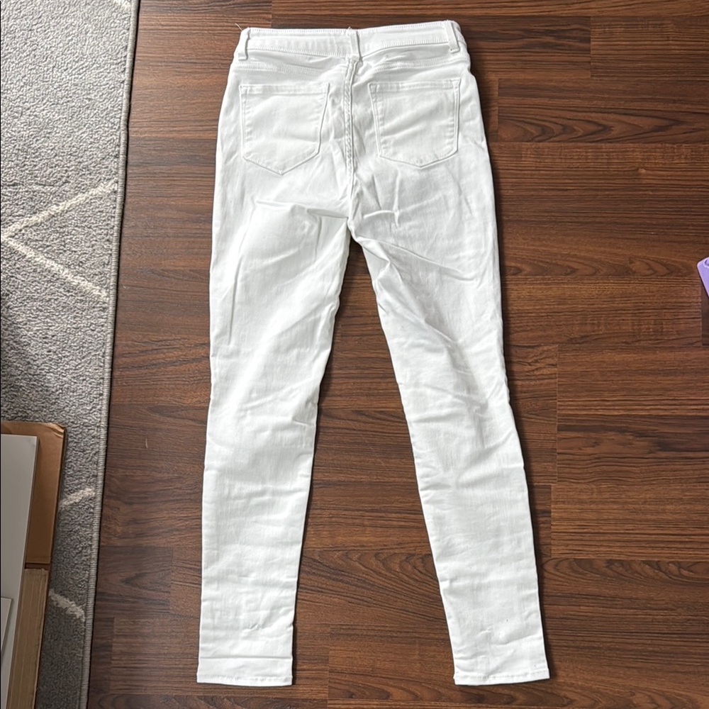 Time and Tru Women's White Jeggings - Picture 2 of 5